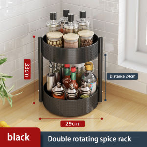 360° rotating tray rack/Lazy Susan Turntable/Kitchen Storage Shelf Rack /Seasoning Spices racks