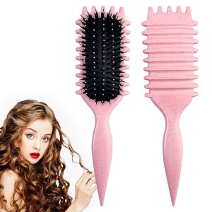 Candy BrushCurly Hair BrushCurl Defining BrushShaping and Defining Curls for Women Hair Brush for Combing and ShapingReduce Pulling and Curl Separation For Defined Curls(pink)