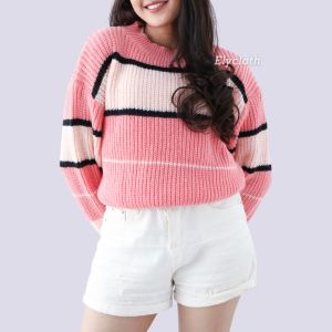 ELYCLOTH | YUNA SWEATER | SWEATER RAJUT WANITA PREMIUM KNIT