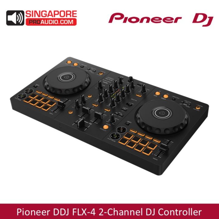 Pioneer DDJ FLX-4 2-Channel DJ Controller rekordbox, Serato and