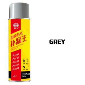 【SKIT SG】700ml Waterproof Anti Leakage Spray ★ Leak Sealer Spray ★ Rubberized Seal Spray ★ Pipe Leaking Remedy Sealant ★ Water Leakage Repair Spray ★ Anti Leak Stop Pipe Cracks ★ Roof Gutter Bocor Sealant ★ Available in Grey White Black Transparent