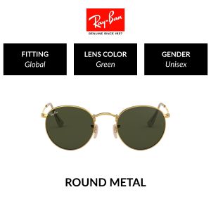Mắt Kính Ray-Ban Round Metal - RB3447 001 - Kính mát Size 53