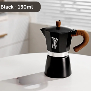Bincoo - Premium Aluminum Single Valve Moka Pot Espresso Maker.Italian styel Coffee Moka Pot