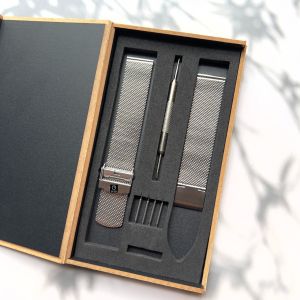 Dây Đeo Đồng Hồ DW Thép Lưới Mesh Tặng Hộp Gỗ và Phụ Kiện