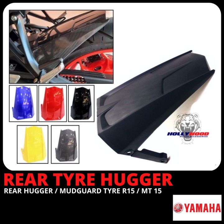 R15 r15m mt15 rear hugger tire mudguard swingarm tire Magat rear ...