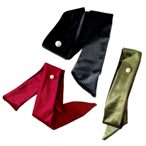 Multipurpose Choker Neck Chain Soft Velvety Scarf Multigunctional Hair Band Neck Wrap Handbag Handle Decoration Belt