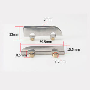 10PCS Steel 5mm Sliding Glass Door Wheel Pulley Clamp Track Roller for Display Cabinet Hardware