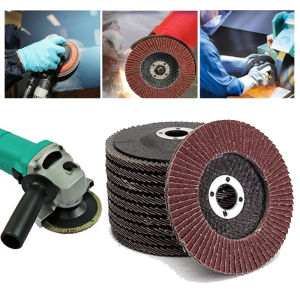 Stock 4 100MM SAND PAPER FLAP DISC ABRASIVE FLAP DISC GRIT 60/80/Angle Grinder 4" 100mm Flat Sanding Grinding