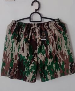 CELANA KOLOR PENDEK MOTIF LORENG HOTPANTS  WANITA DEWASA