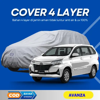 4 Layer Extra Outdoor Premium Body Cover Mobil Avanza Sarung Mobil Avanza anti air & uv Mobil avanza lama avanza veloz avanza barong xenia calya sigra mobilio hrv sienta freed avanza 2021 avanza 2022 avanza 2023 avanza 2024 xenia 2022 xenia 2023 brio brv