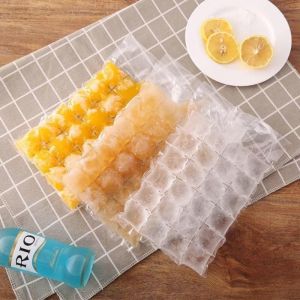 50pcs Ice Cube Mold Disposable Ice-Making Bags Bar Ice Making Tools Self-sealing Ice Cube Bags