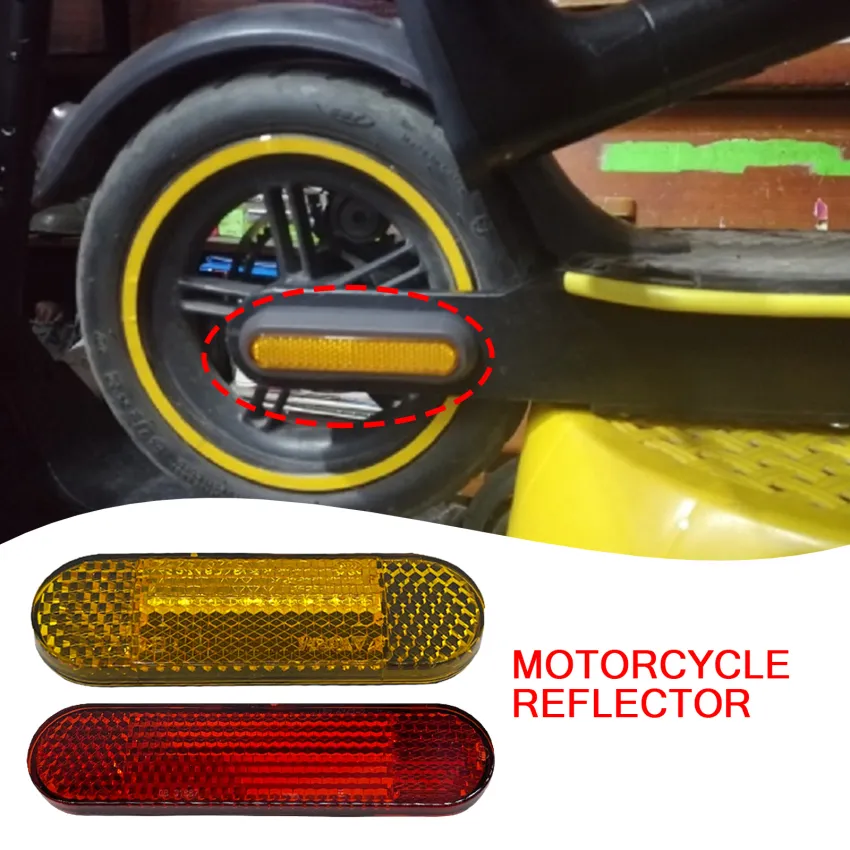 M5 Screw Mount Reflector Bike Trailer HEROFFIX 4pcs M6x1.0 Green Plastic Universal Screw Mount Reflective Warning Reflector For Motorcycle Bike Replace Parts Motorcycle Reflector Reflecteur Velo