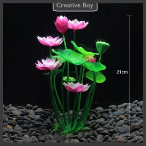 [Creative] Bể cá nhân tạo sen cây trang trí bể cá cảnh quan nước cỏ đồ trang trí thủy sản mô phỏng nhà máy hoa Nguồn cung cấp