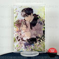 Mô hình Standee CHIẾN LƯỢC TÌNH YÊU TRONG SÁNG manhwa chibi tượng acrylic mica trong trang trí độc đáo. 