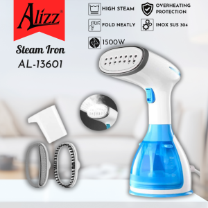 Bàn Ủi Hơi Nước Bàn Là Hơi Nước Cầm Tay 1500W ALIZZ AL-13601 Bàn Là Hơi Nước Mini Tiện Lợi Cho Gia Đình