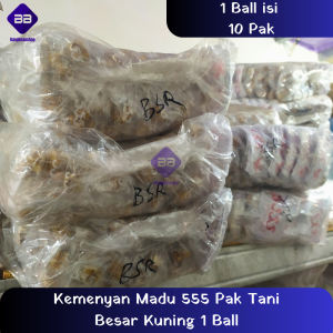 Menyan 555 Pak Tani Besar Kuning 1 Ball (10 Pak) Dupa Pengharum