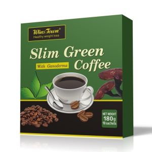 【Local Stock】WinsJown Slim Green Coffee Refreshing and Slimming Coffee with Ganoderma