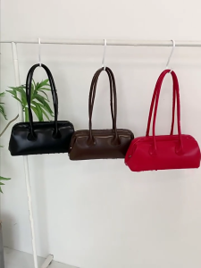 Armpit Bag PU Leather Korean Styles for Everyday Commuting and Travel Storing Phone Key Cosmetics