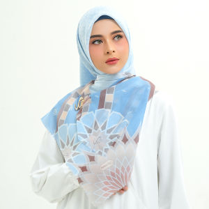 Bani Batuta - Hijab / Jilbab / Kerudung Segiempat Motif Rabbani Tetra Faiha HO