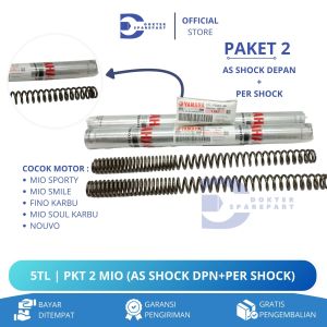 5TL (PROMO HEMAT) PAKET 2 AS SHOCK DEPAN + PER SHOCK MIO SMILE / MIO SPORTY / SOK / SKOK / SHOK