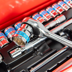 24 Pcs / Set Kunci Shock Socket Wrench Car Repair Tools kunci soket
