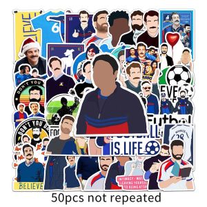 50pcs American TV Ted Lasso Season Cartoon Sticker Decorative Phone Case Waterproof DIY Stickers
