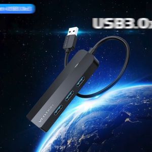 Vention USB HUB RJ45 HUB Network Adapter 3 Ports USB hub 3 0 Gigabit Ethernet Adapter Usb C Hub Ethernet With Micro USB Power Port Supply For Computer Laptop powered  CHN