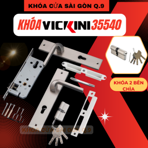 Quà tặng - KHÓA VICKINI 35540- TAY GẠT KEN SƯỚT MỜ - BH 2 NĂM