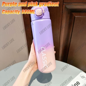 Thermos Cup 680ml Thermal Flask Thermal Tumbler Flask Water Bottle Car Cup Vacuum Bottle Stainless Steel Coffee Cup