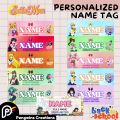 SAILORMOON Designs  - Customized PVC or LAMINATED School Name Tag for Kids (Back to Back Print). 
