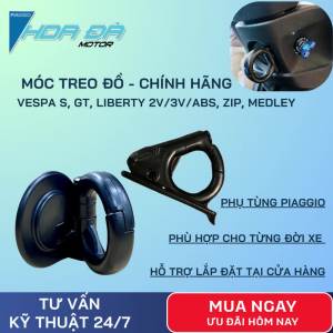 Móc Treo Đồ Piaggio Vespa Chính Hãng Vespa S/ GT Liberty 2v3vABS/ Zip Medley Phụ Tùng Chính Hãng