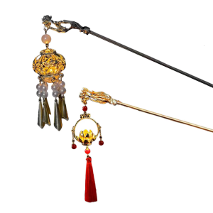 Ancient Chinese Styles Hair Stick Accessory Hairpin With LED Light For Weddings Parties And Cultural Event Gathering
