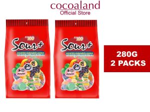 Lot 100 Sour + Gummy Assorted 280gx 2 packs