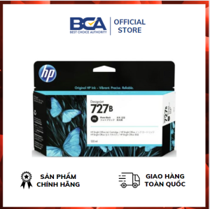 Mực In Phun HP 727B Photo Black Ink Cartridge (3WX14A) 130ml - Hàng chính hãng