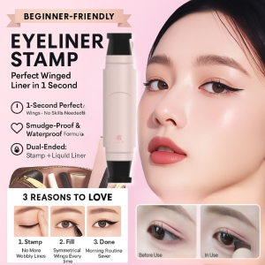 Eyeliner Stamp Winged Liquid Liner Double Head Stamp Quick Dry Waterproof Cat Eyes Eye Liner Pencil