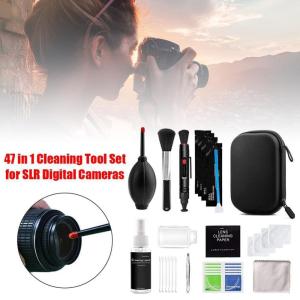 Premium 47pcs DSLR Camera Lens Cleaning Kit with Sensor and Lens Cleaning Tools for Digital Photography