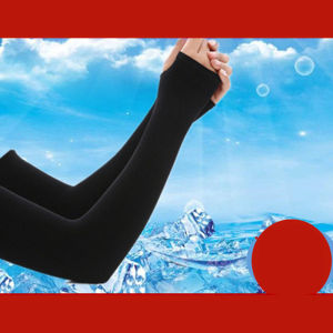 【UPF 50+】 Sunscreen Sleeves Ice Silk Sleeve Cover Sunscreen Summer Outdoor Thin Arm Protectors UV Resistant Cooling Cuff Long Lasting Sun