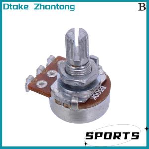 Dtake A500K B500K A250K B250K A50K B50K A25K B25K Potentiometer Splined Small Pot Electric Guitar Bass Effect Amp Tone Volume18mm Shaft Parts