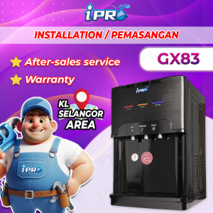 iPro GX83 Table Top Mild Alkaline Water Dispenser Hot & Warm & Cold With 4 Halal Water Filter (INCLUDE INSTALLATION KL&SELANGOR)