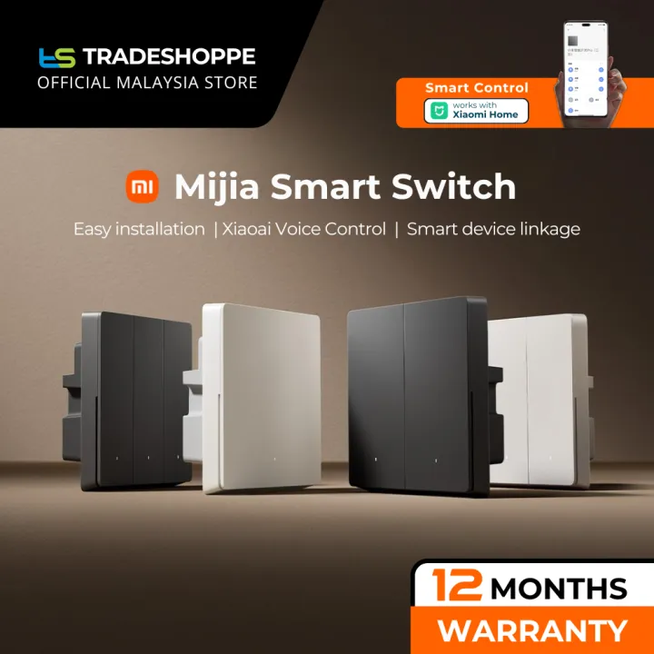 Xiaomi Mijia Smart Switch Intelligent control, save time, effort and worry | Quick and easy installation | Xiaoai voice
