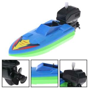ASM Baby Toy Kid Wind Up Clockwork Boat Ship Toys Bathroom Play Water Bath Toy