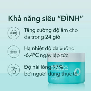 Sản phẩm tẩy trang Angel Aqua với chai lọ màu xanh dương và trắng phù hợp làm sạch da mặt. Khả năng dưỡng ẩm trong 24 giờ hạ nhiệt độ da ngay lập tức -64°C độ hài lòng 97% người dùng thực tế.