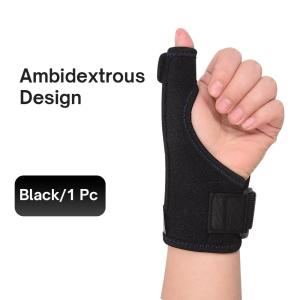 Thumb Wrist Support ce with Removable Heating Pad and Steel Plate
