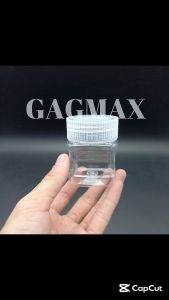 [Wholesale] 50pcs 118ml Tiny Square PET Plastic Jar Bottle with Shrinkable seal