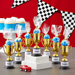Childrens Trophy 12pcs 4-inch Golden Plastic Trophy Childrens Award School Competition Party Reward