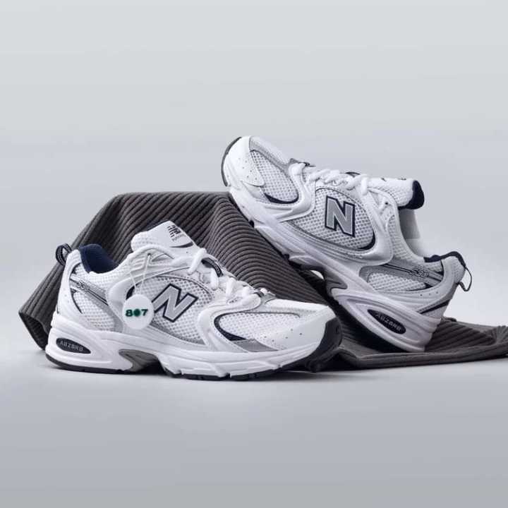 PROMO HARGA!!! Sepatu New Balance 530 White Silver Navy Natural