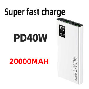 🔥[In Stock] Fast Charging Powerbank 30000mAh Portable Charger Ultra Thin PD20W 20000mAh Power Bank Battery Flash Charging Qc3.0