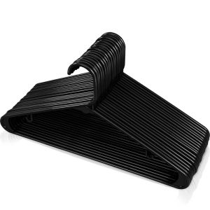 30 Pack Plastic Hangers Clothes Hangers T-Shirt Dress Coat Hangers Notched Hanger Durable Closet Organizer for Everyday