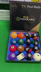 ลูกบิลเลียด Yalekang 8A Classic Black Warrior Crystal ขนาดมาตรฐานขนาดใหญ่ 572 สไตล์จีน ลูกบิลเลียดสีดำคิวสระว่ายน้ําคาร์บอนกระโดดคิวคาร์บอน เพลาคิวสระว่ายน้ําคาร์บอนไฟเบอ