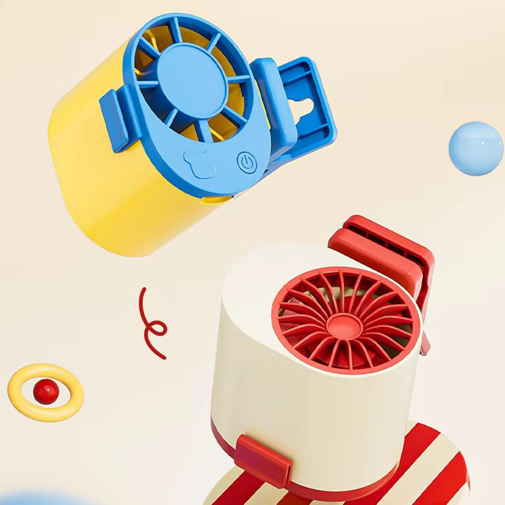 Portable Mini Clip Fan USB Rechargeable 3 Speed Adjustable Handheld Cooling Fan For Desk Stroller Office Outdoor Travel Daily Use_voghion.com